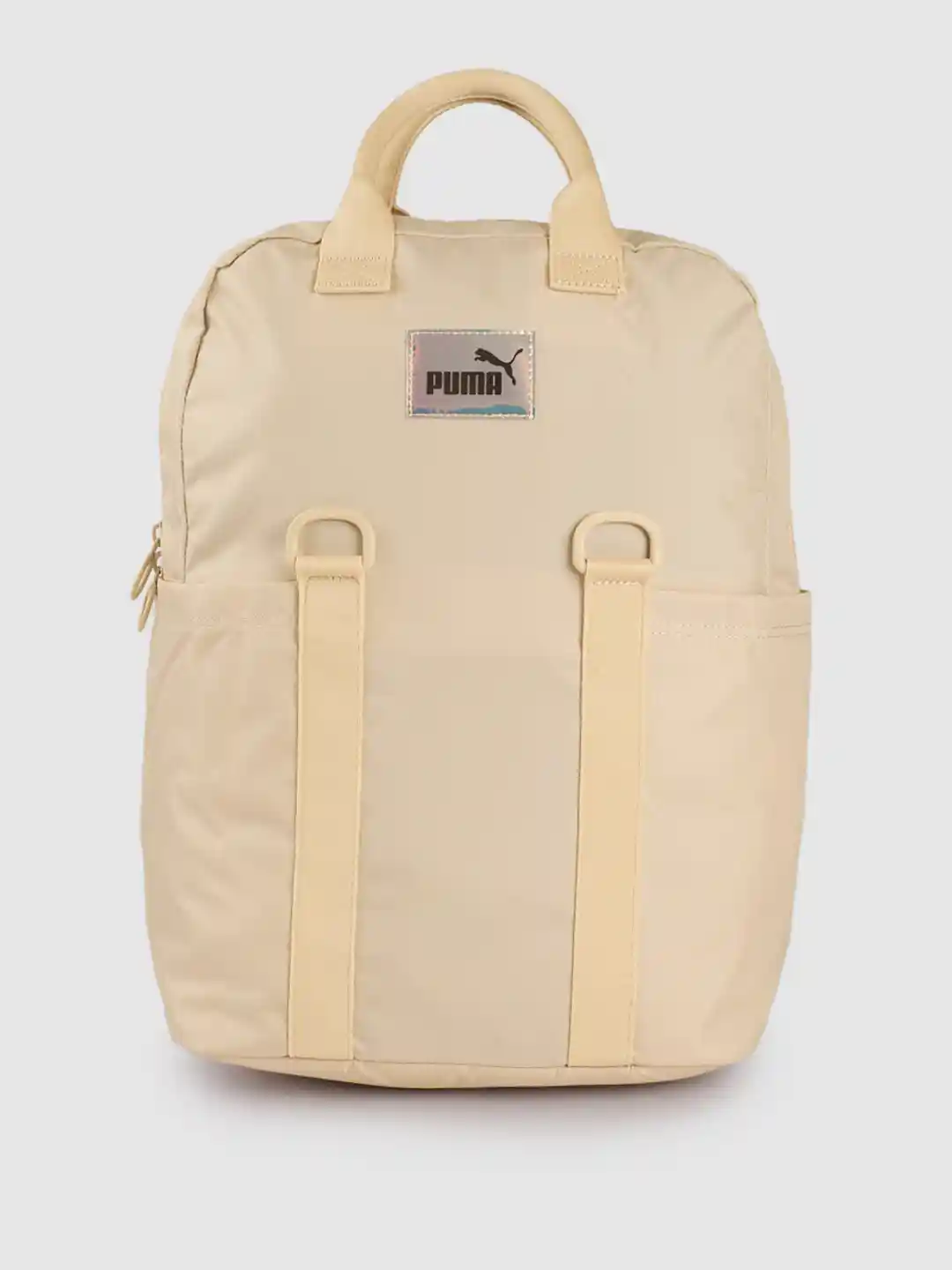 Buy Puma Women Beige Solid Core College Backpack Backpacks for
