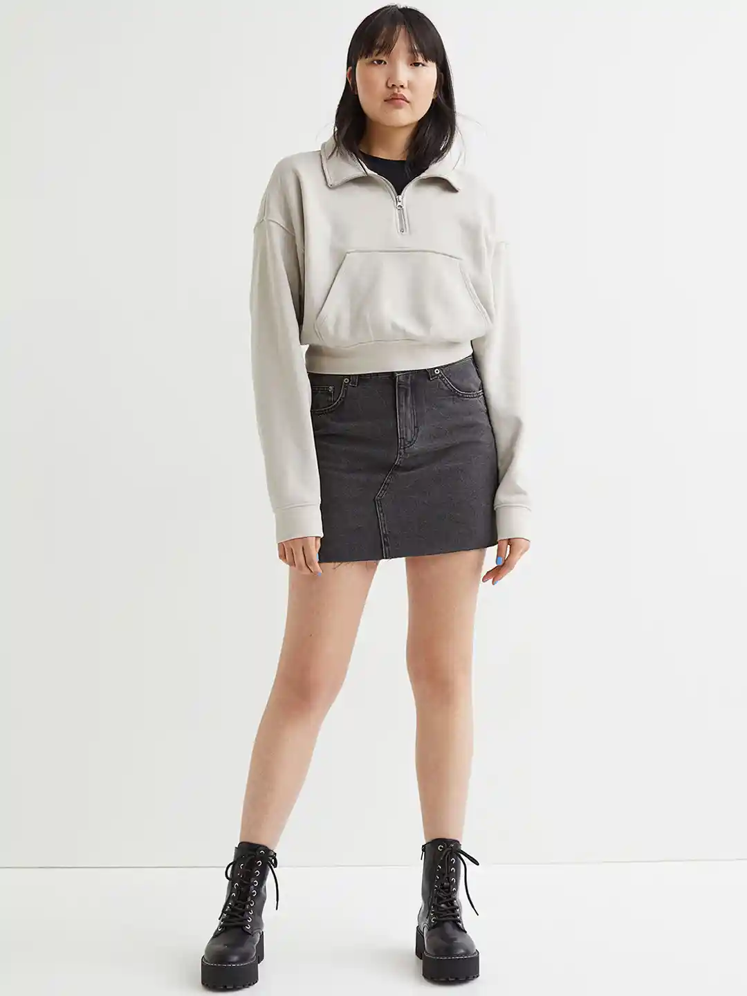 Buy H&M Women Black 90s Mini Skirts Skirts for Women 19307196