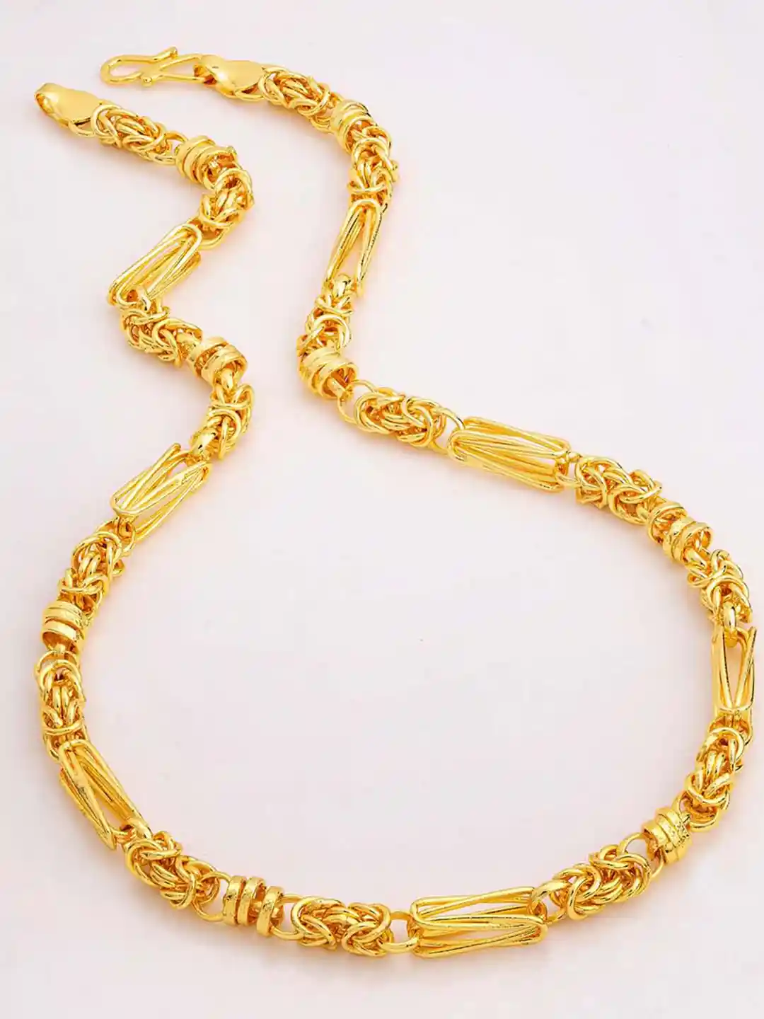 Buy Dare by Voylla Men Brass Gold-Plated Chain Necklace and