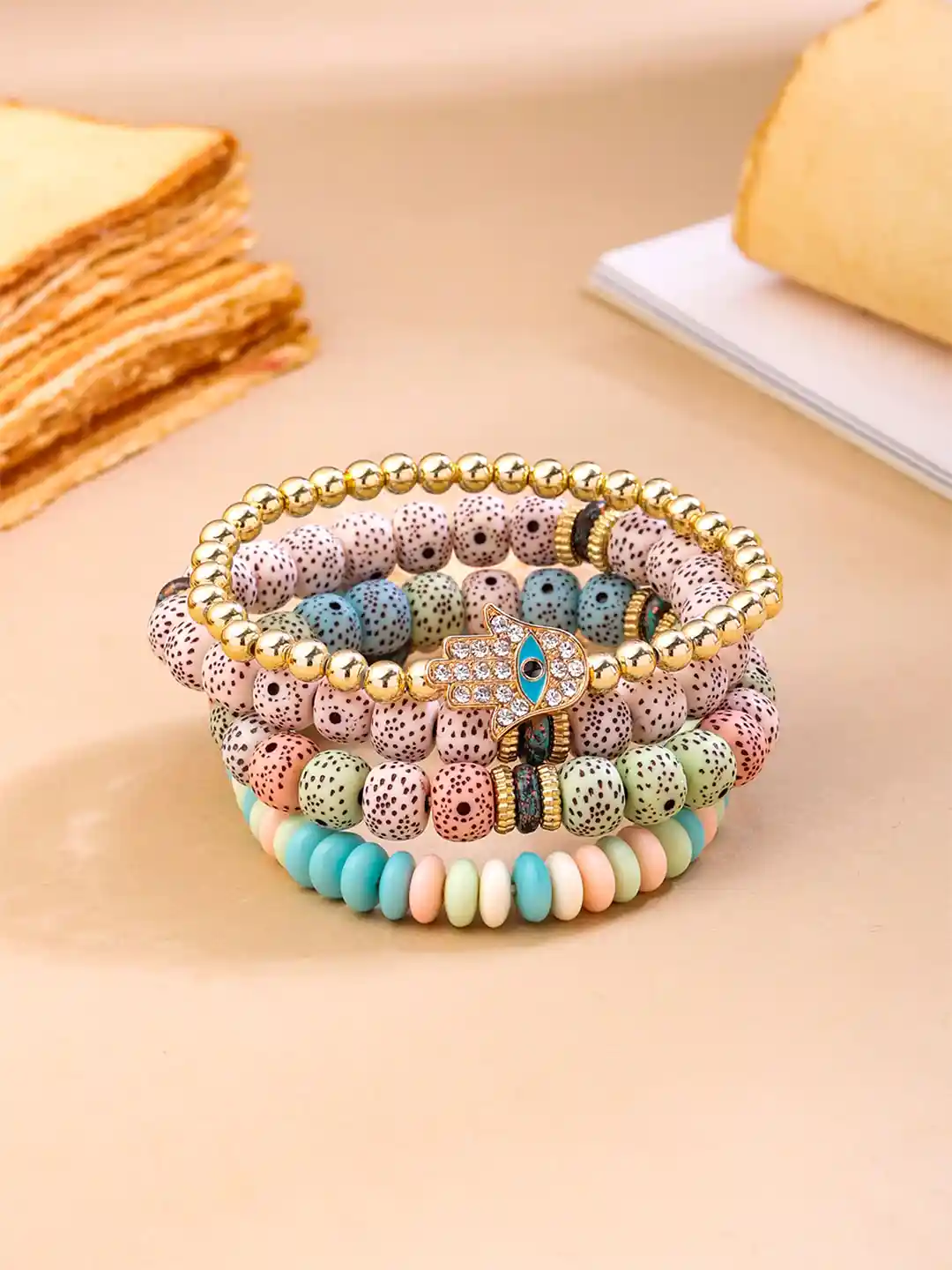 Bead Bracelets Cheap Boho Bracelets Natural Stone Boho Bead Bracelets