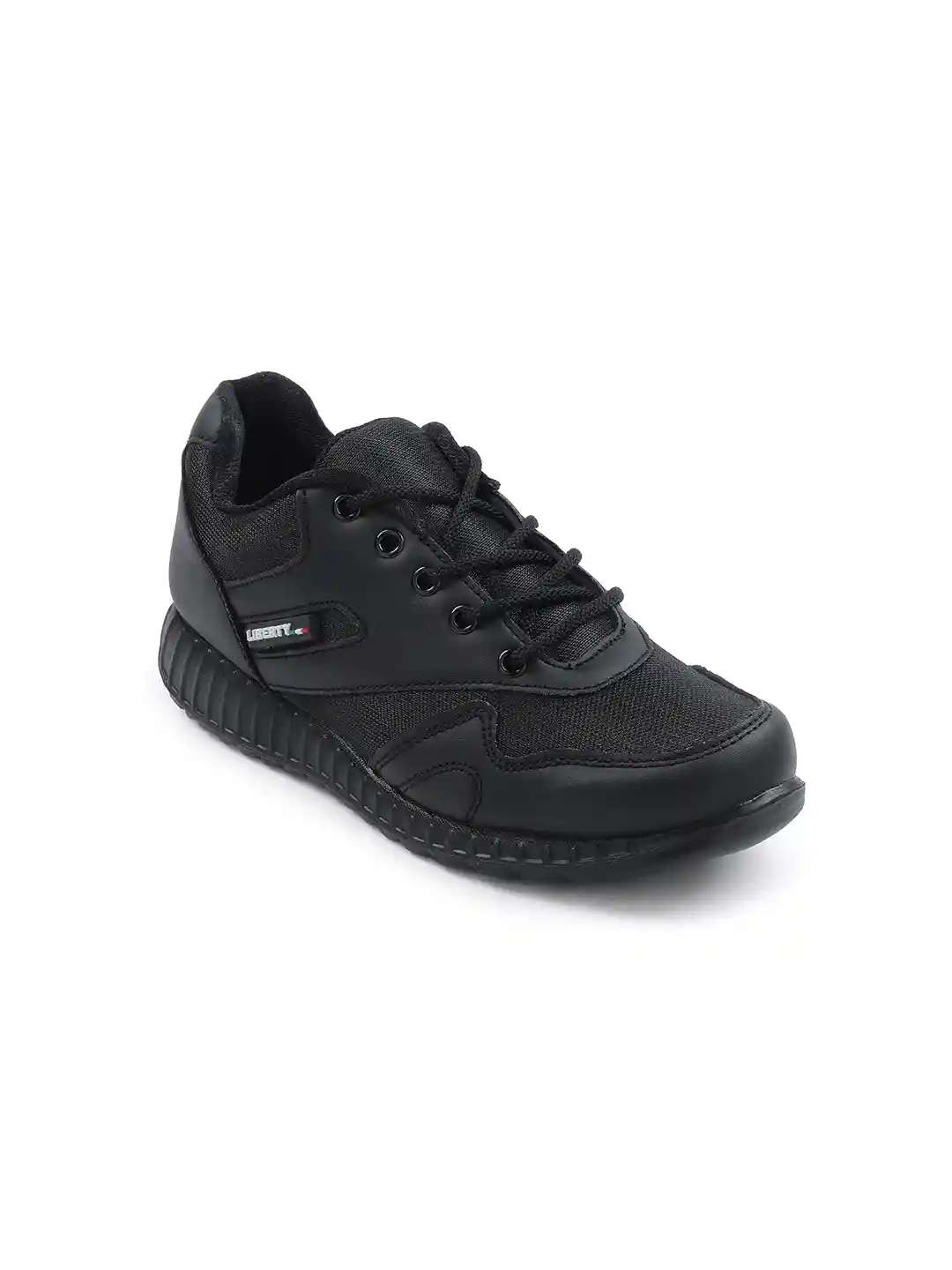 Buy Liberty Force 10 Kids Black Lacing School Shoes Casual Shoes