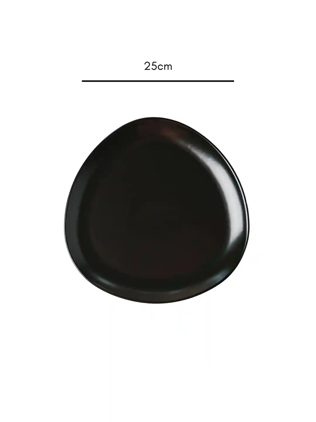 Buy Nestasia Black Microwave Safe Triangle Shaped Ceramic Matte