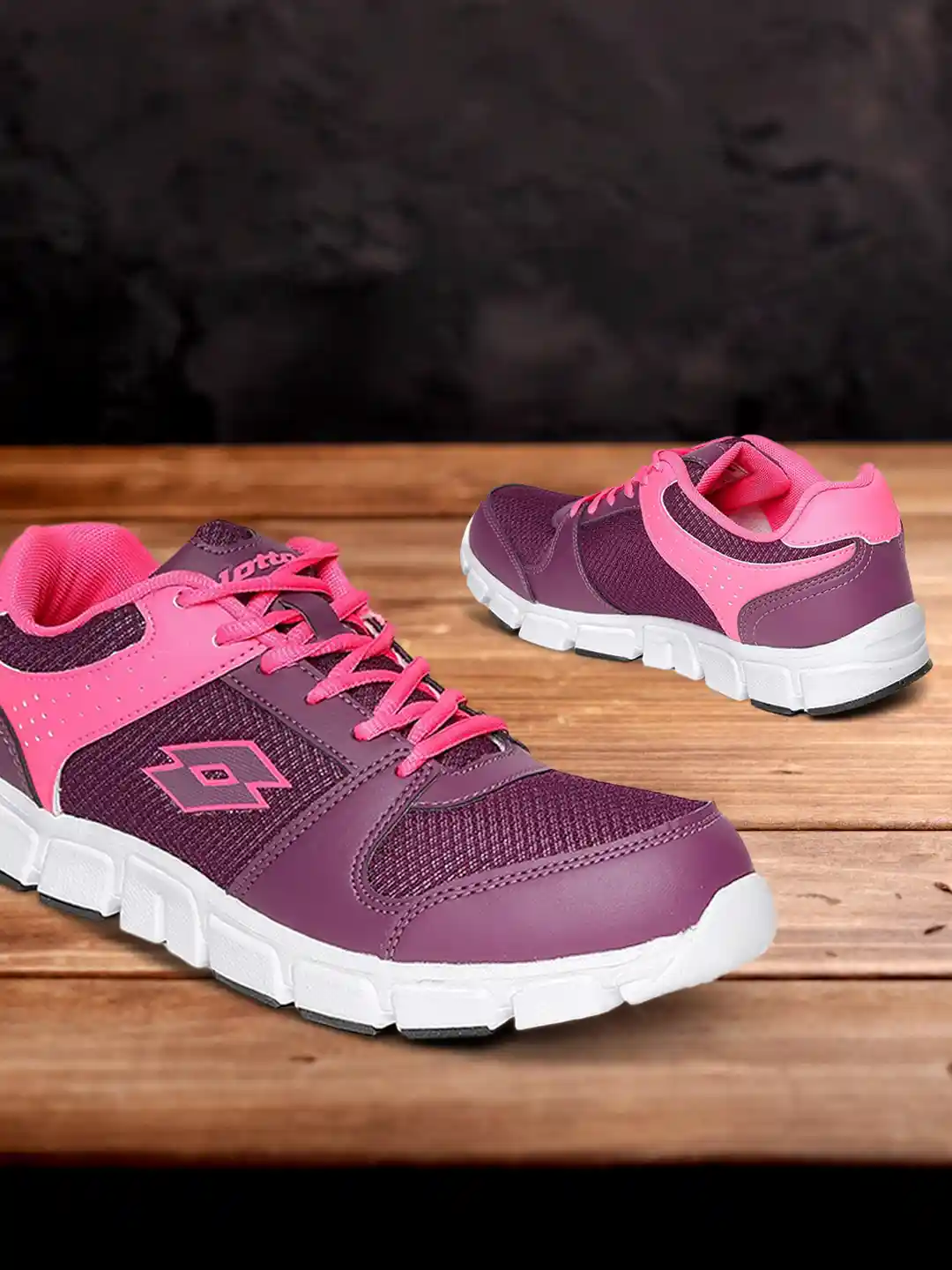 Buy Lotto Women Purple Sancia Woven Design Track Running Shoes