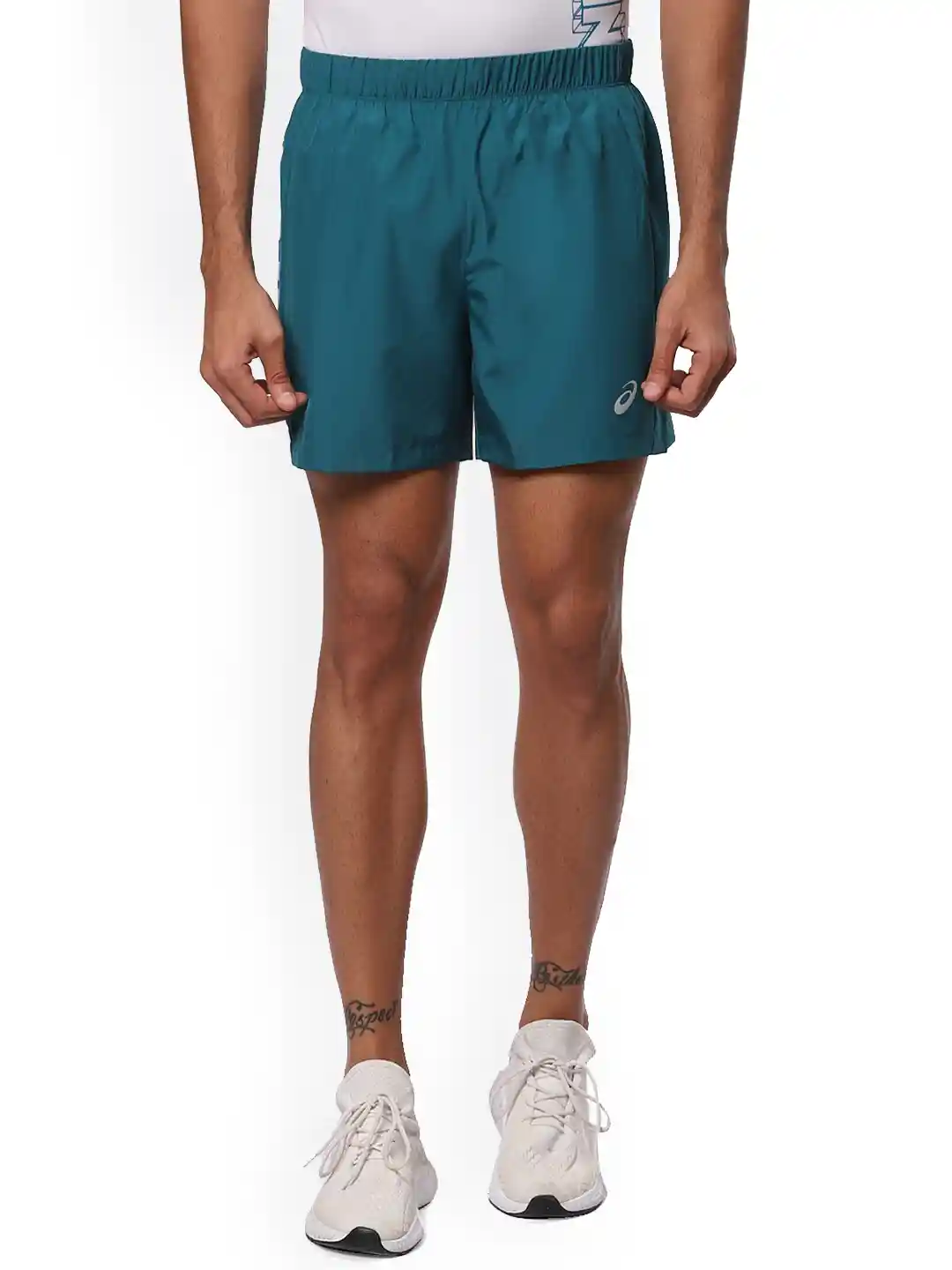 Buy ASICS Men Green Katakana 5In Running Sports Shorts Shorts
