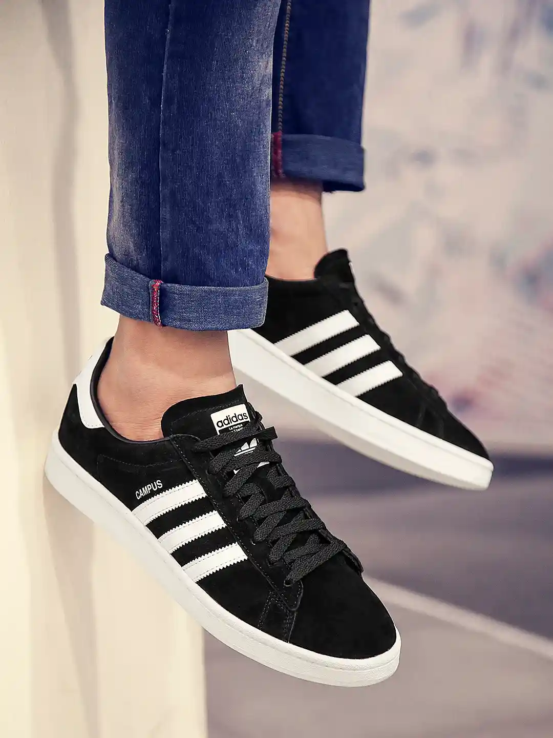 Buy ADIDAS Originals Men Black CAMPUS Sneakers Casual Shoes for
