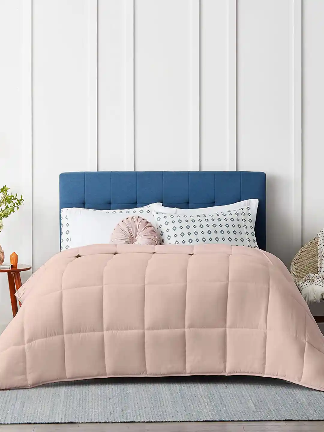 Buy RAZZAI Unisex Peach Blankets Quilts and Dohars Blankets