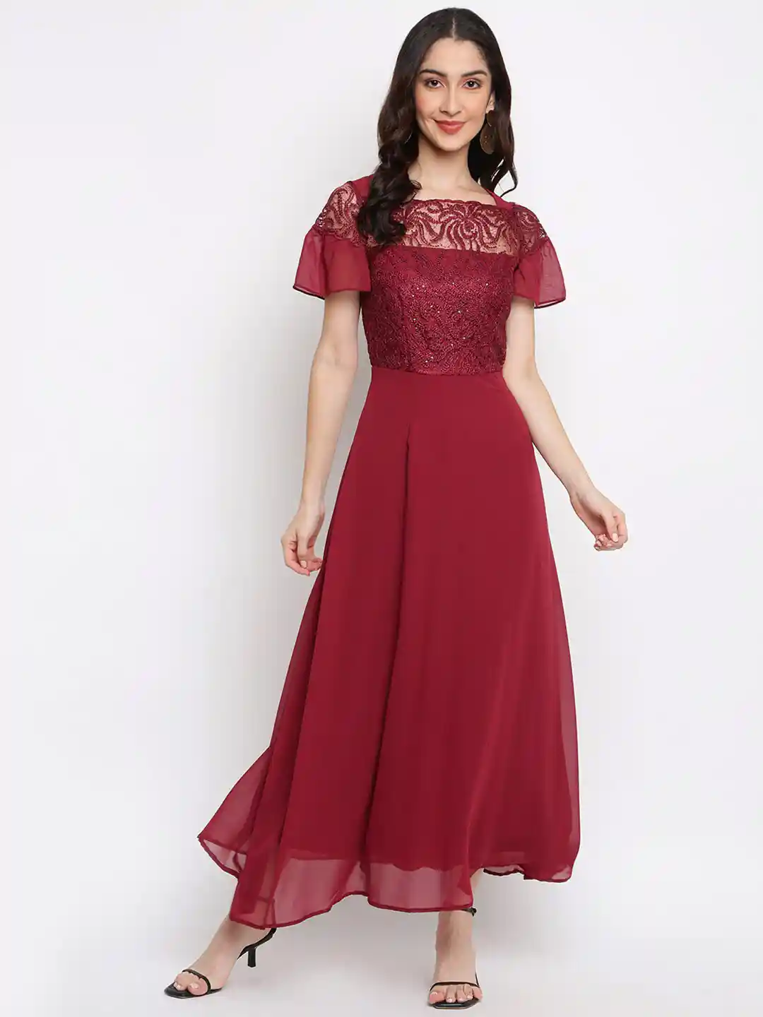 red dress forever 21 Sweetheart Sequin Red Dress Valentines Day Outfit