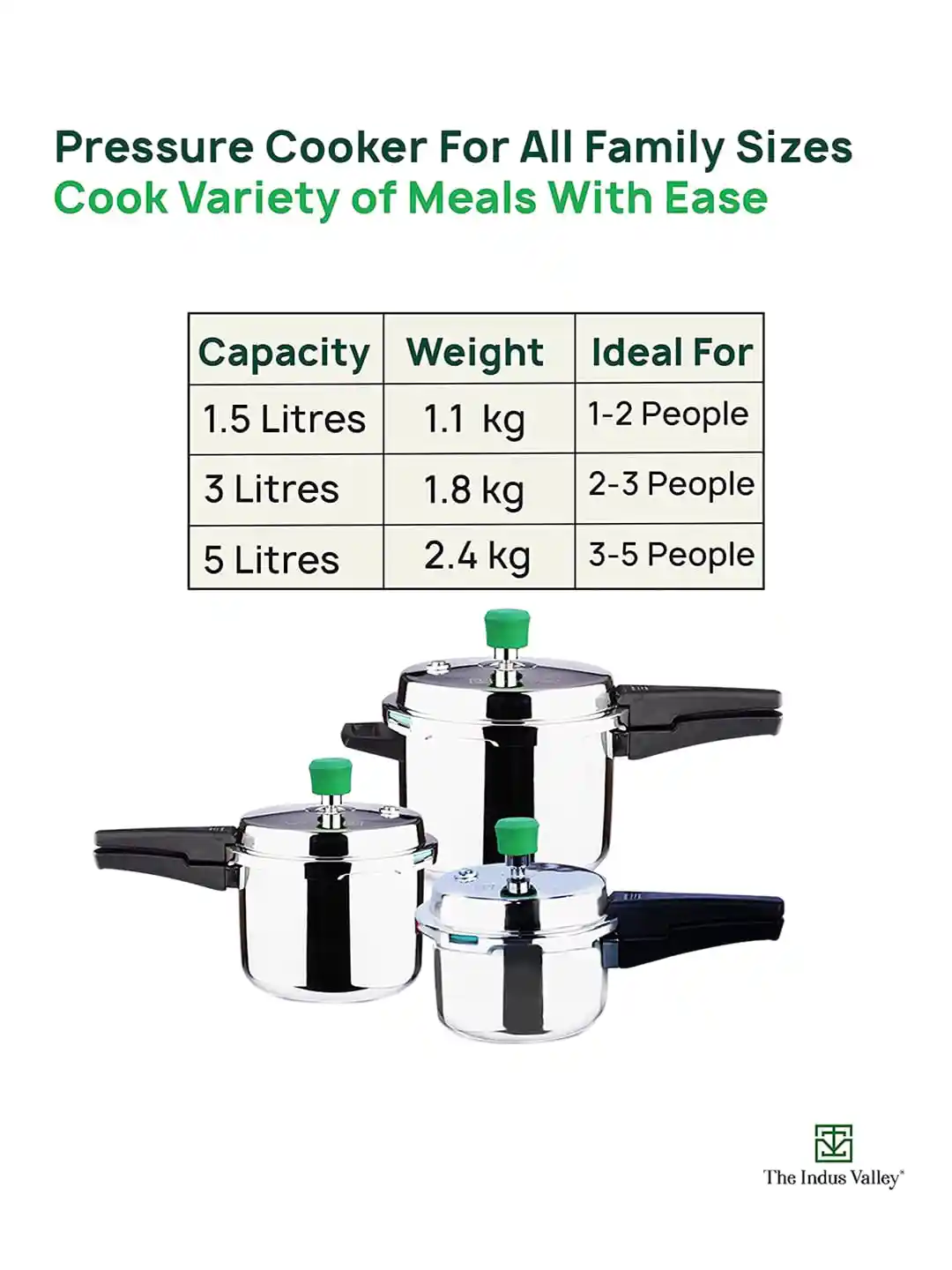 Indus Valley Kg Pressure Cooker Price Buy Best Quality Triply