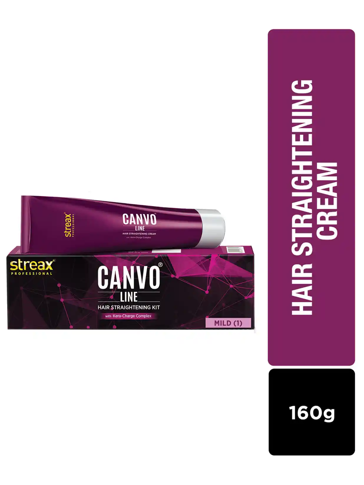 Buy Streax Professional Canvoline Hair Straightening Cream For