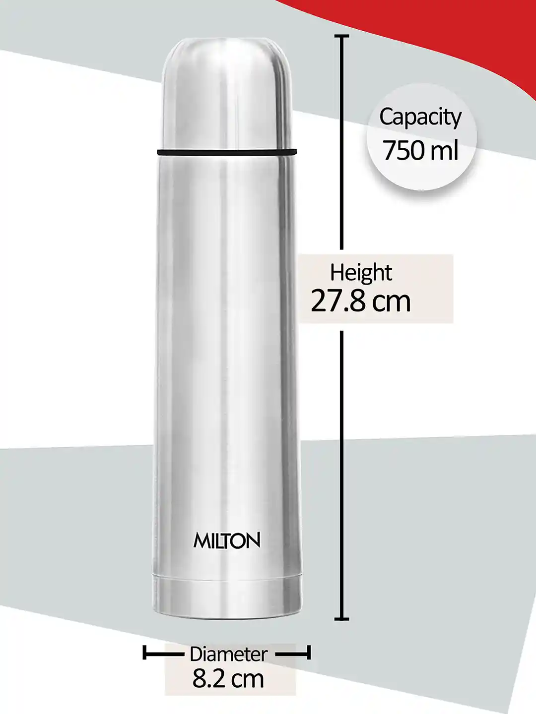 Vacuum Insulated Milton Thermos 750ml Milton Flip Lid 750