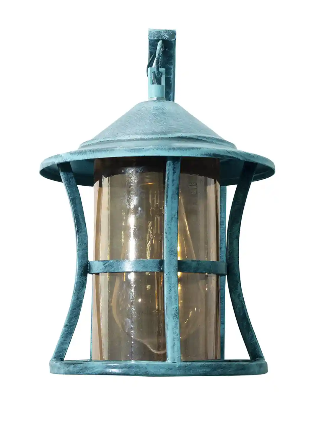 Buy Homesake Blue Solid Chimney Light With Fixture Glass Shade