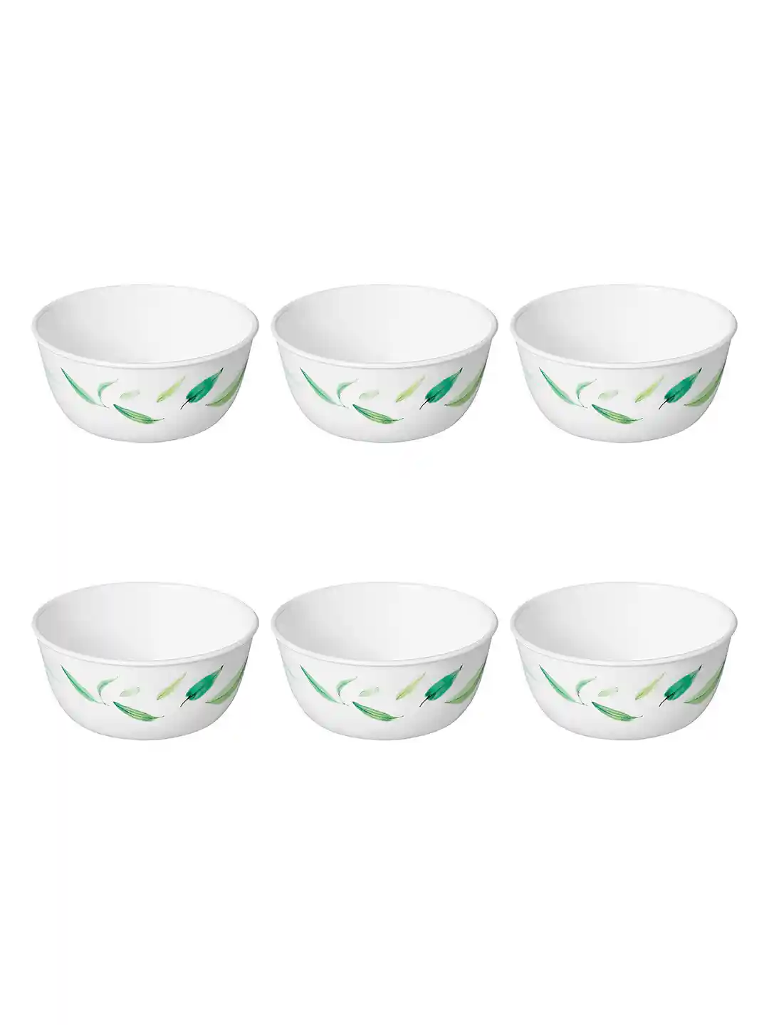 Corelle White Set of Dishwasher Microwave safe Vitrelle Glass Bowls  325ml each