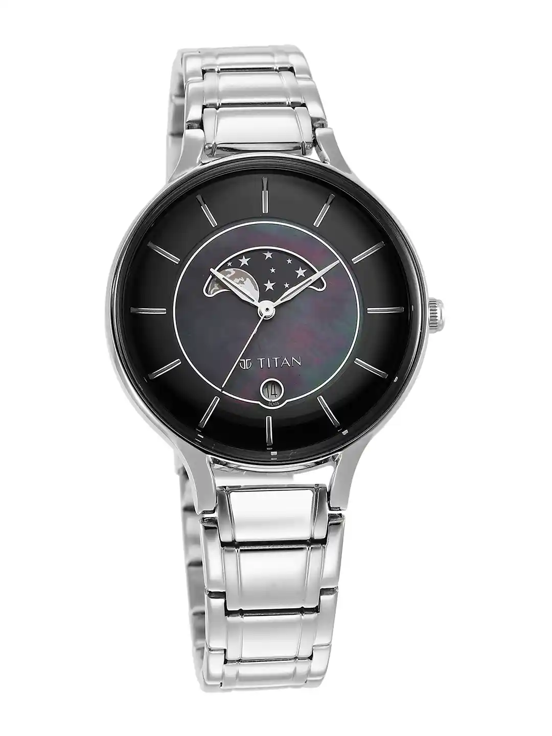 Buy Titan Women Dial Stainless Steel Bracelet Style Straps