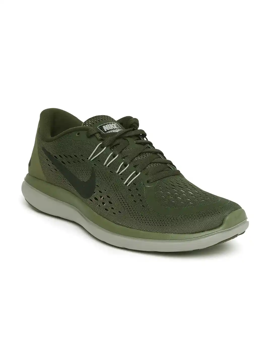 Buy Nike Men Olive Green FLEX 2017 RN Running Shoes Sports Shoes
