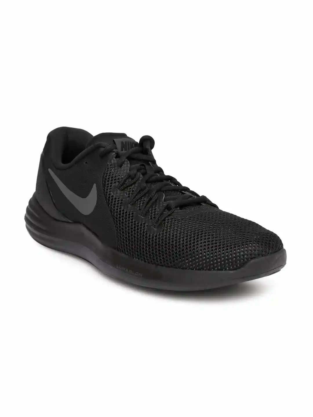 Buy Nike Men Black LUNAR APPARENT Running Shoes Sports Shoes for