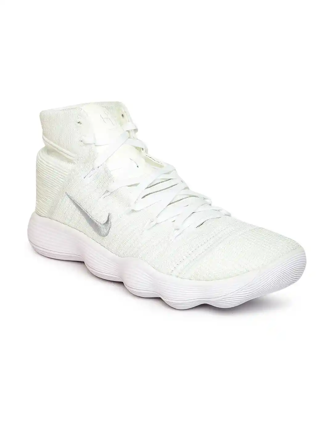 Buy Nike Men White HYPERDUNK 2017 FLYKNIT High-Top Basketball