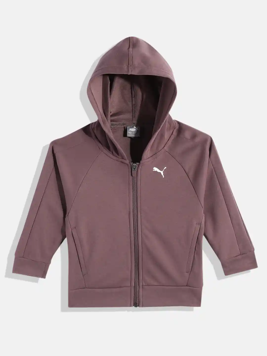 Buy Puma Girls Purple Modern Sports Full-Zip Hoodie Youth Jacket