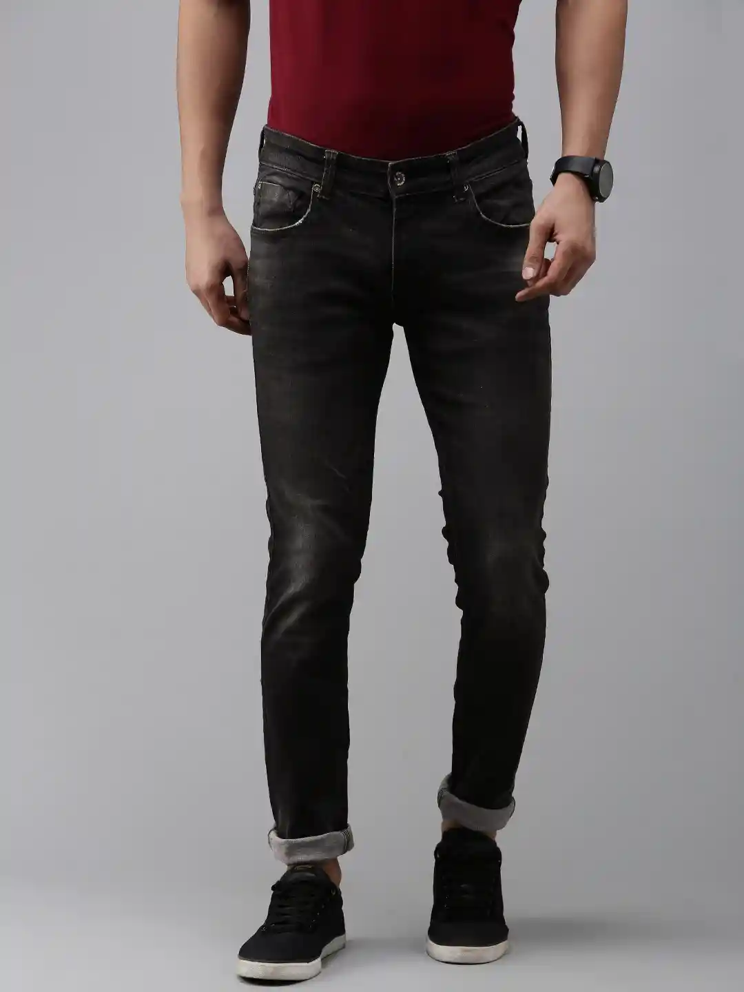 Buy SPYKAR Men Skinny Fit Low-Rise Light Fade Stretchable Jeans