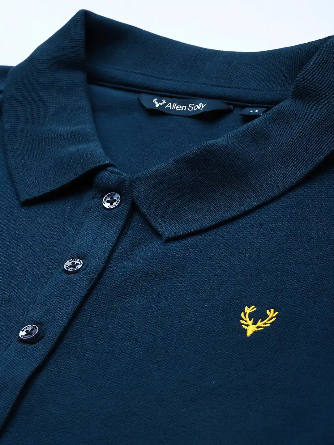 Buy Allen Solly Woman Solid Polo Collar T-shirt Tshirts for