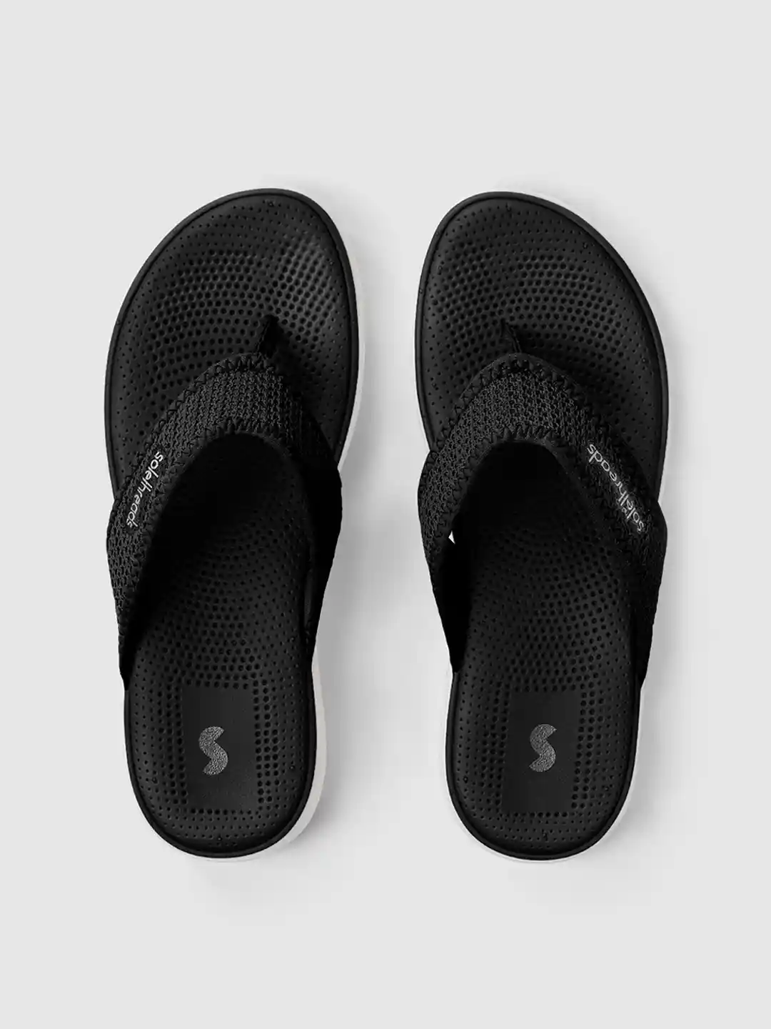 Buy Solethreads Women Mesh Texture Footbed Flip Flop Flip Flops