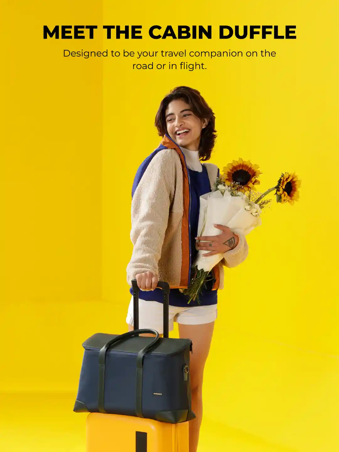 Buy MOKOBARA Unisex Blue Solid Nylon Cabin Duffle Bag Duffel Bag