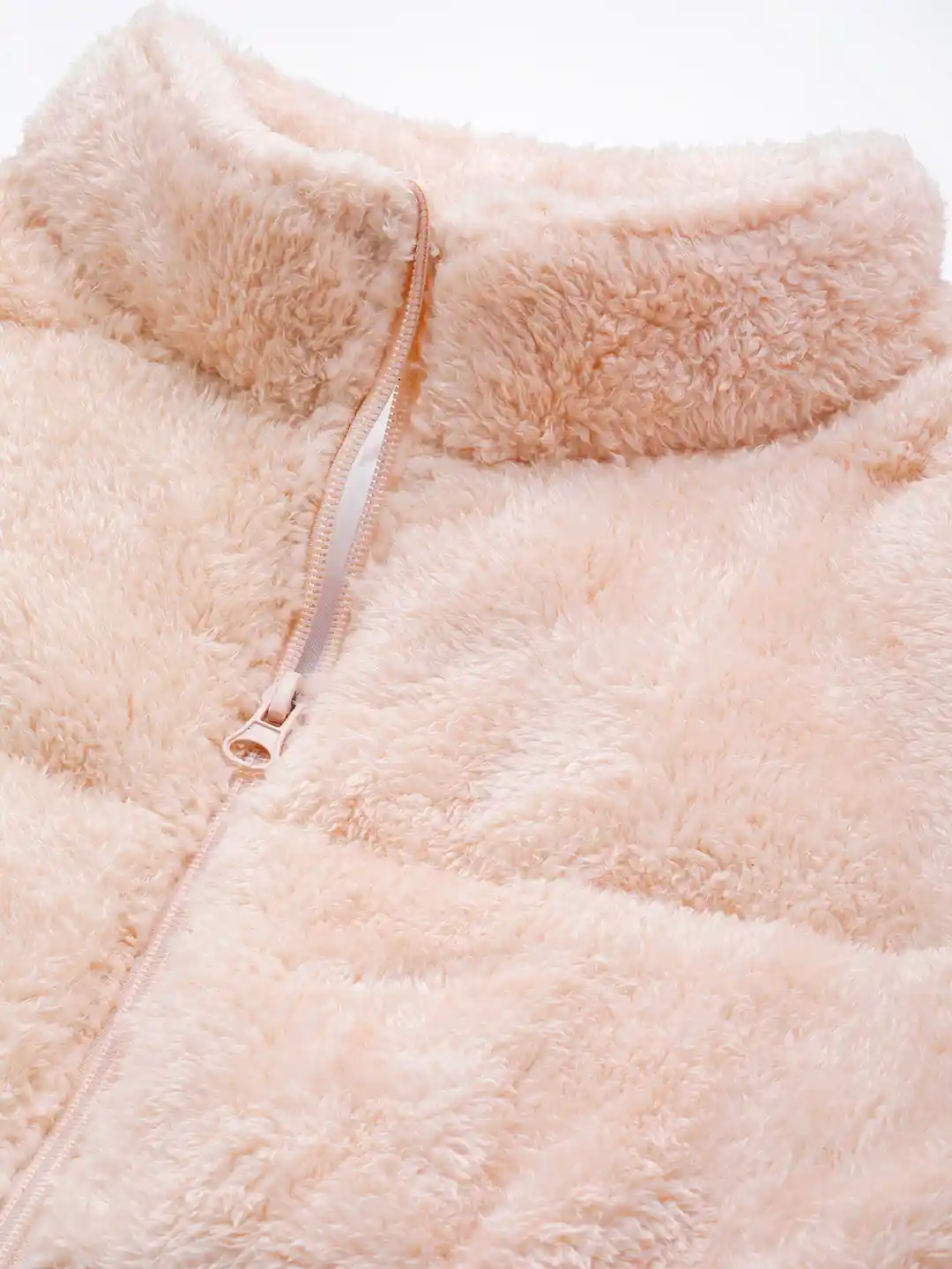 Buy SASSAFRAS Women Pink Faux Fur Tailored Jacket - Jackets for