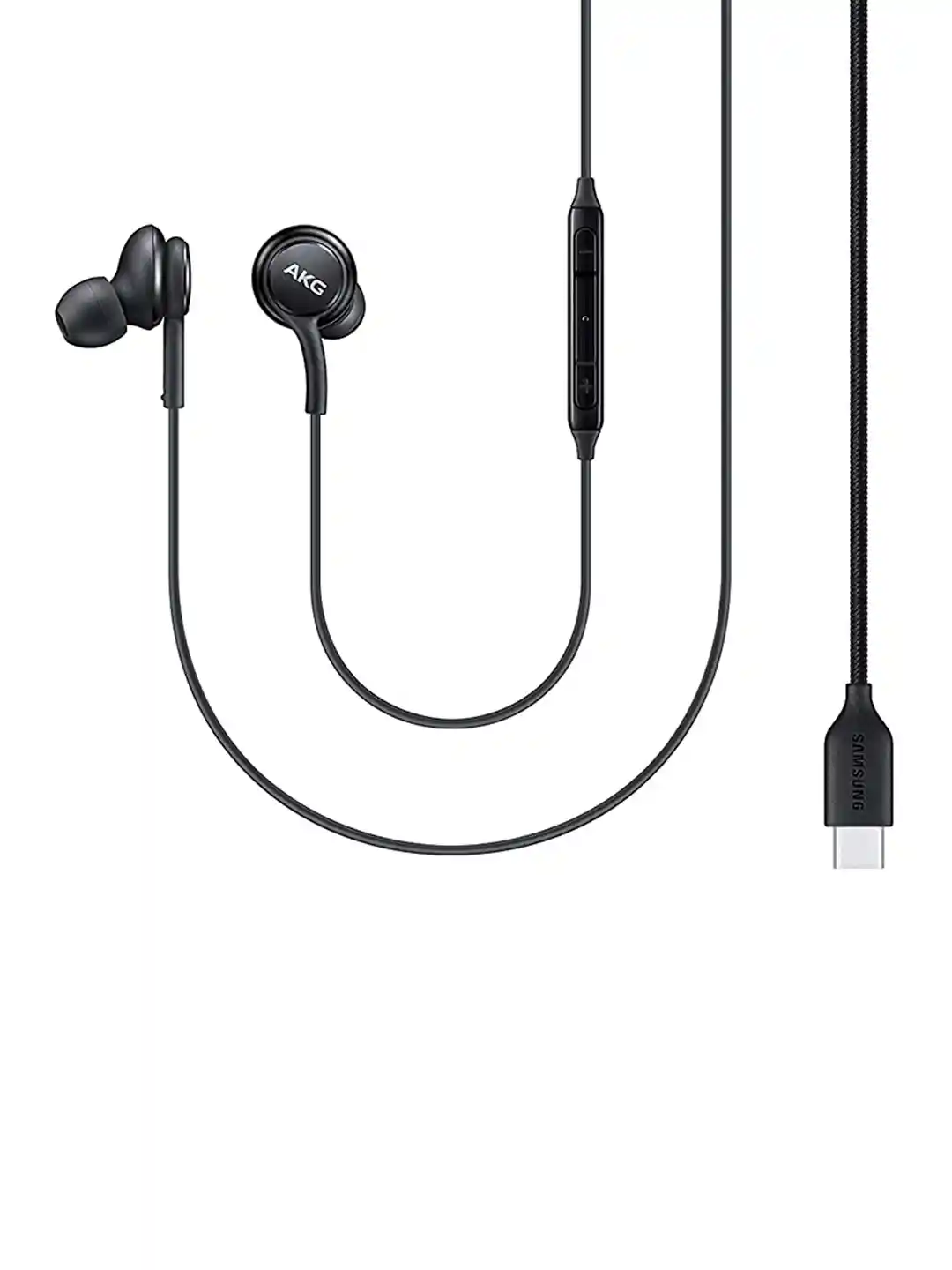 Buy Samsung Black Solid Wired In-Ear Headset with Mic Headphones