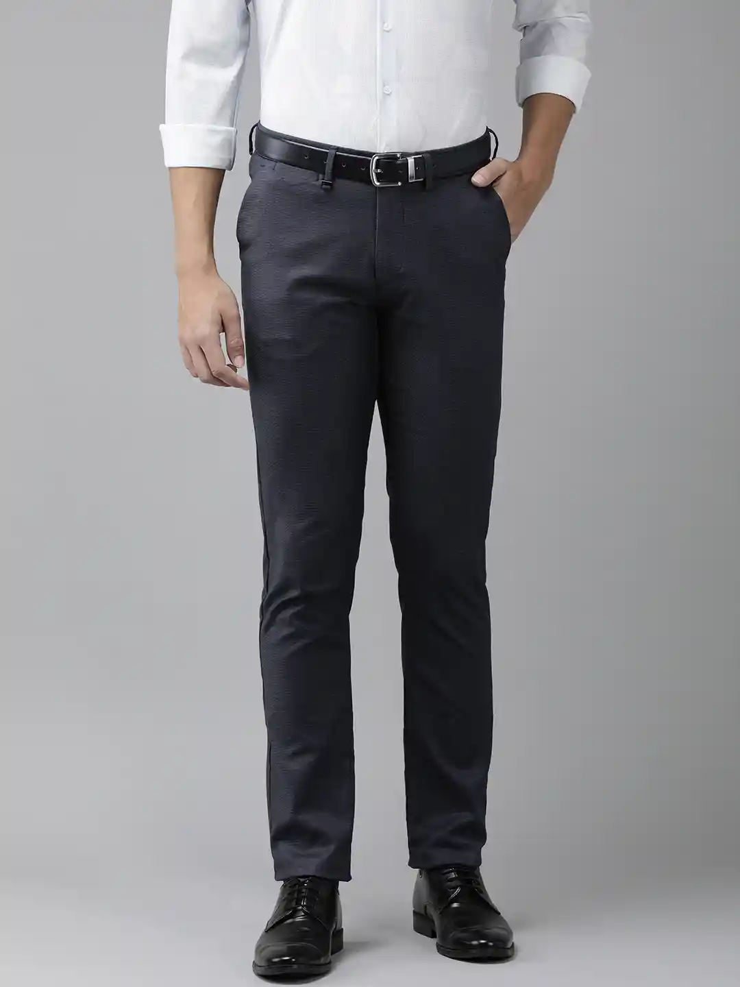 Van Heusen Herren Hose – Faltenfrei, Stretch, Pale Silver, 42W X 34L