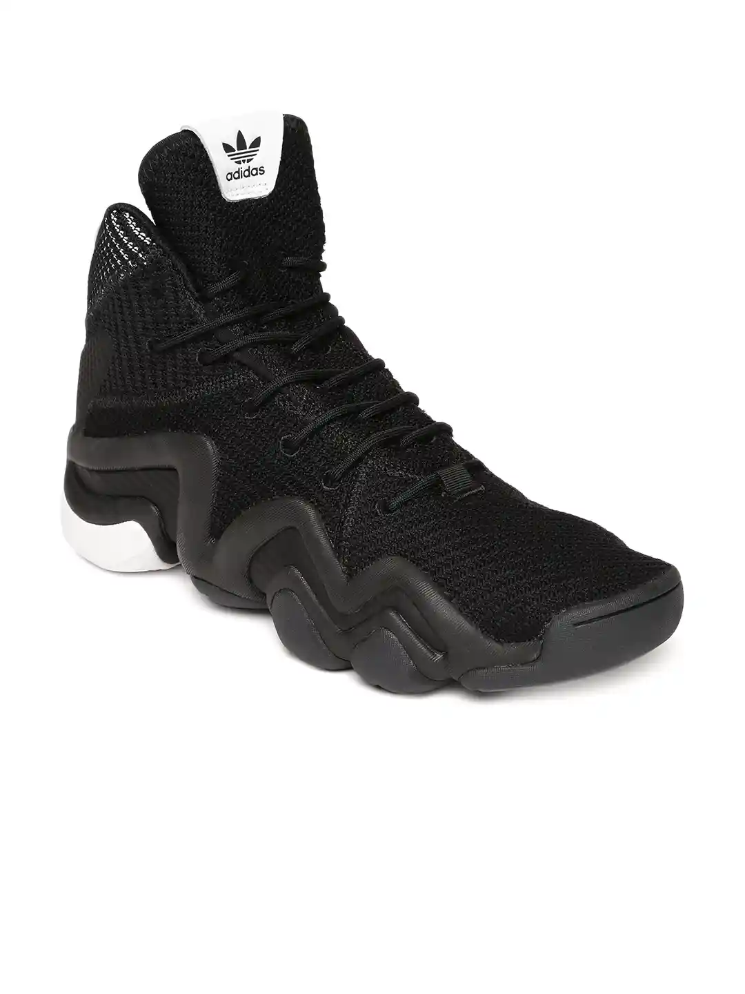 Buy ADIDAS Originals Men Black Crazy 8 ADV Prime Knit Solid Mid