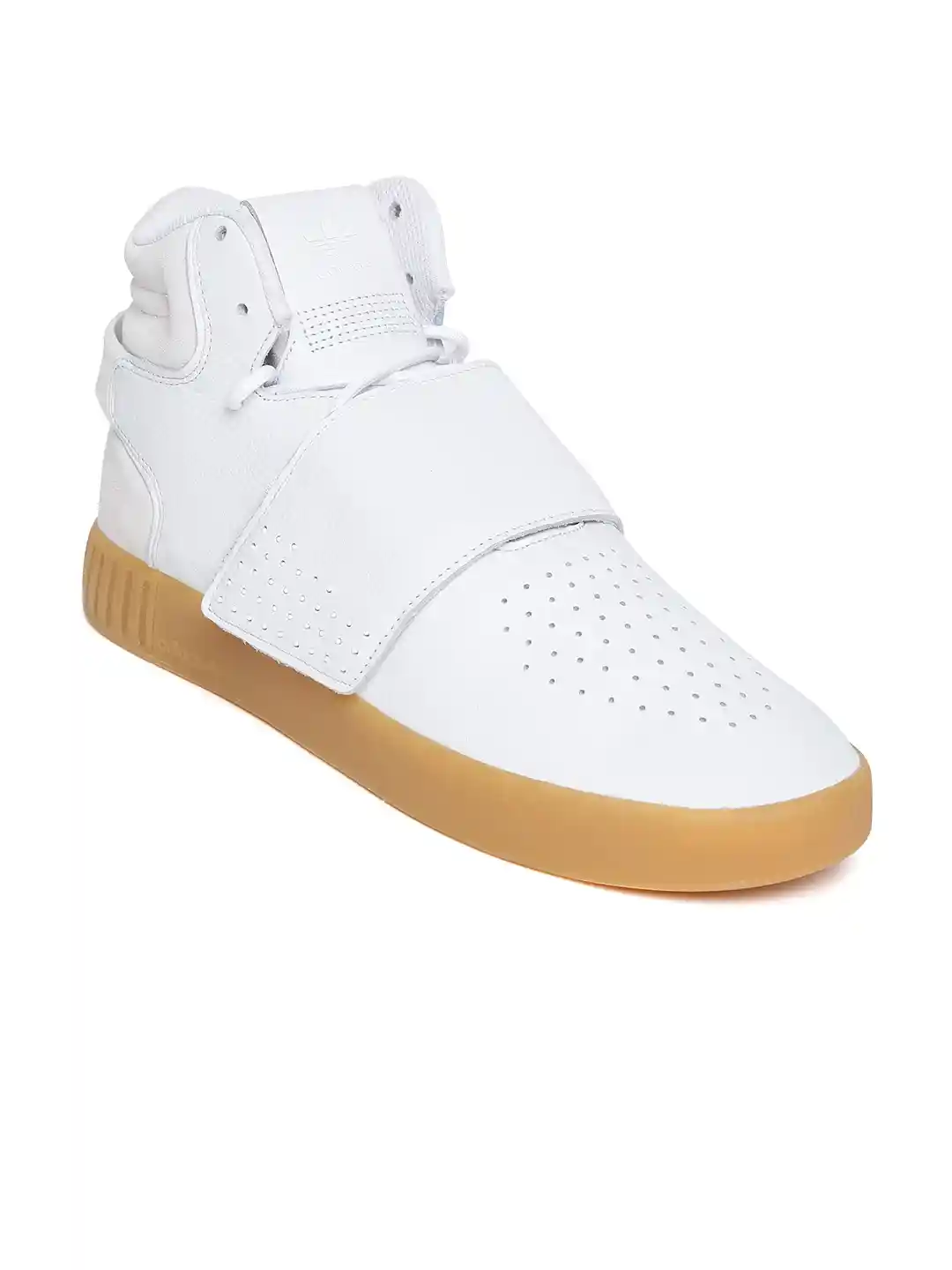 Buy ADIDAS Originals Men White Tubular Invader Strap Mid-Top