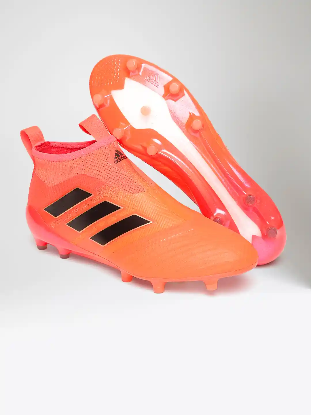 Buy ADIDAS Men Orange ACE 17+ PURECONTROL Mid-Top Football Shoes