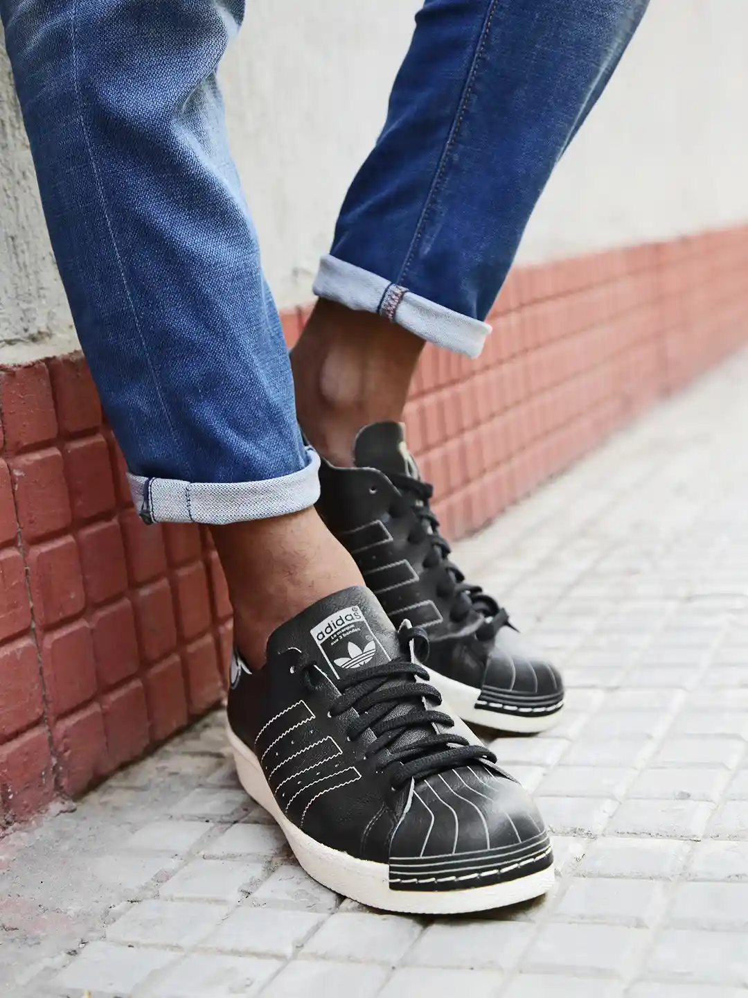 Buy ADIDAS Originals Men Black SUPERSTAR 80S DECON Sneakers