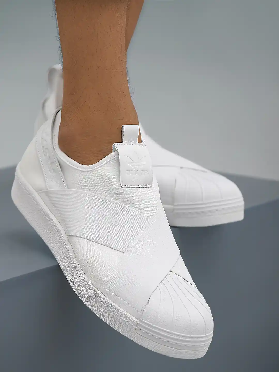 Buy ADIDAS Originals Men White Superstar Slip-On Sneakers Casual