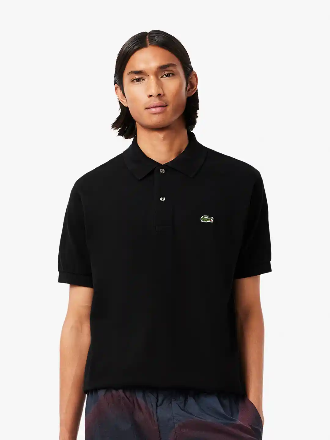 Lacoste Black Classic Fit Polo