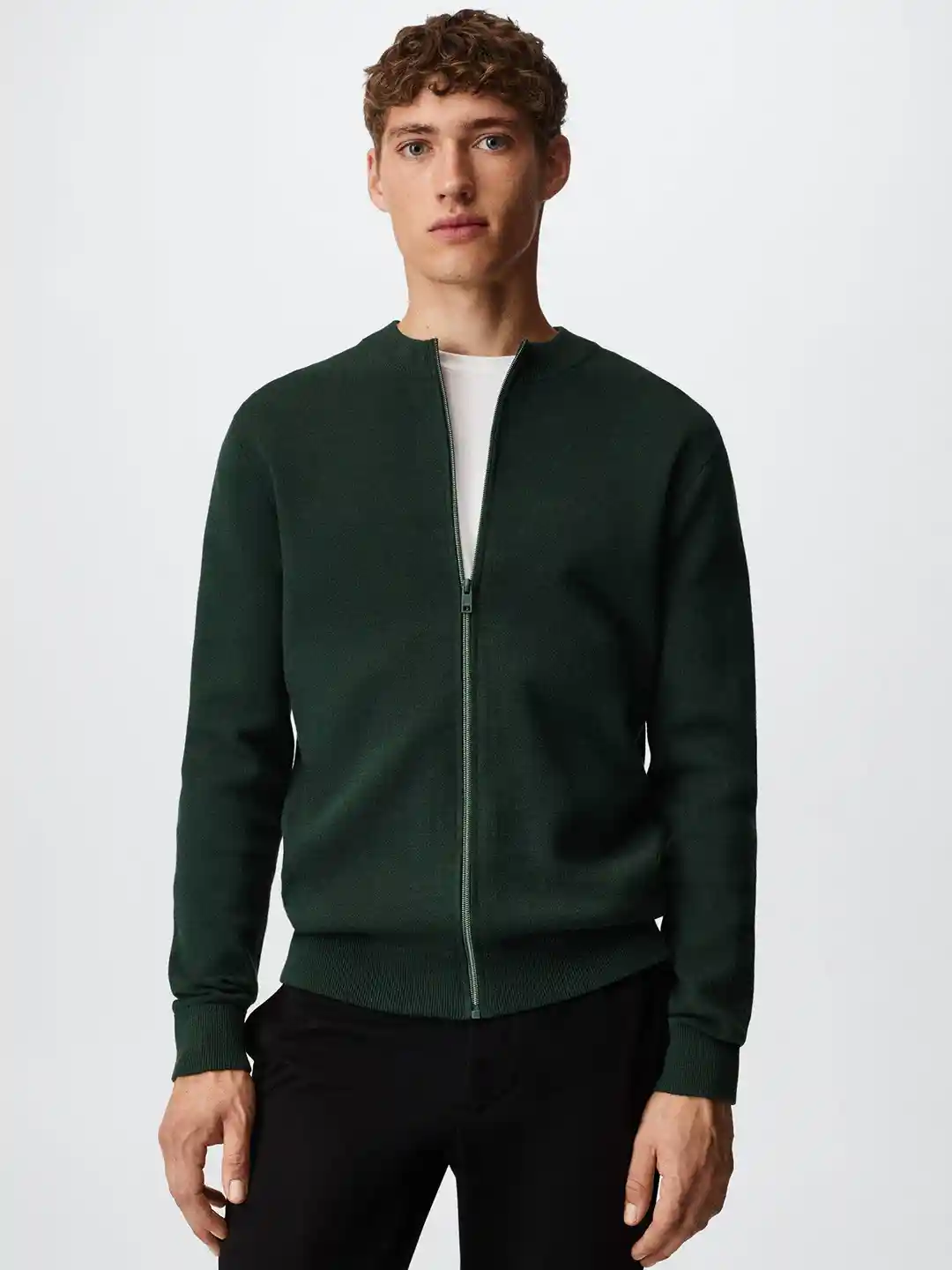 Buy MANGO MAN Zipper Performance Cardigan Sweaters for Men