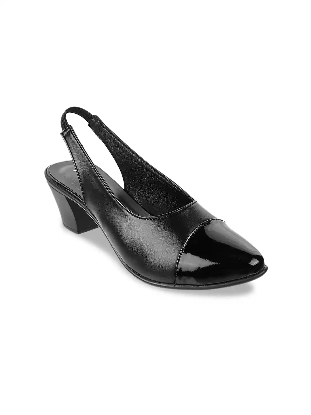 Buy Metro Women Black Block Mules Heels for Women 19921820 Myntra