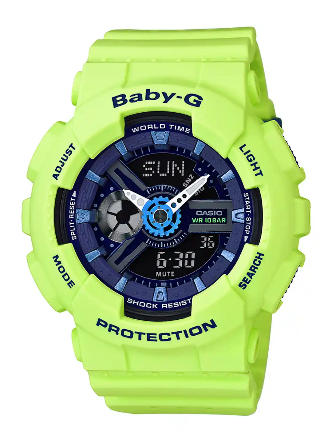 Buy CASIO G-Shock Women Lime Green Analogue Digital Watch B179