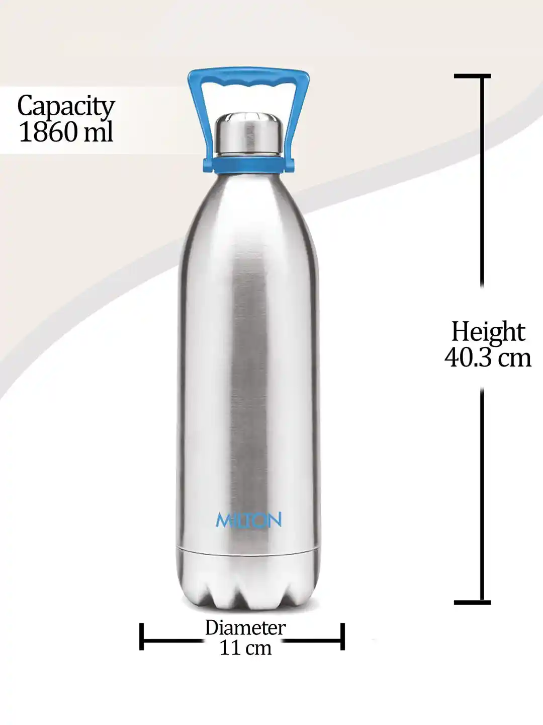 Buy Milton Silver Duo 2000 Thermosteel 24 Hours Hot Cold Water