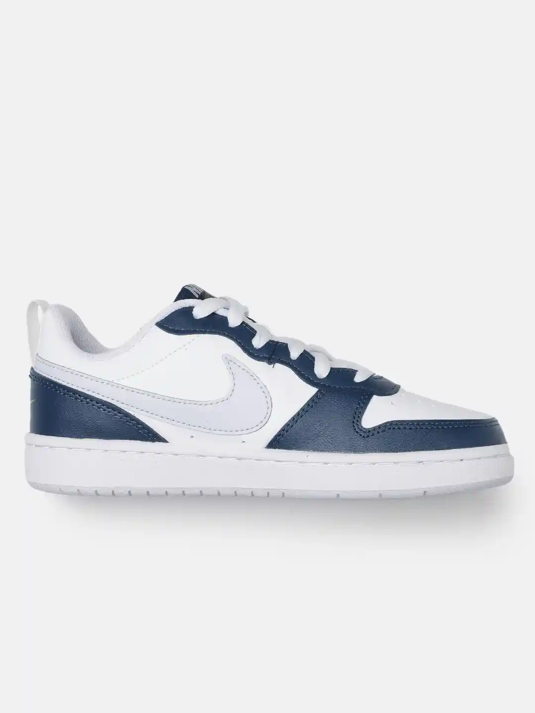 Buy Nike Boys Perforations Court Borough Low (GS) Leather