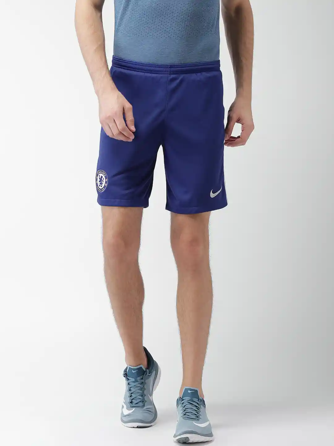 Buy Nike Men Blue Chelsea Football Club Home Away Shorts Shorts