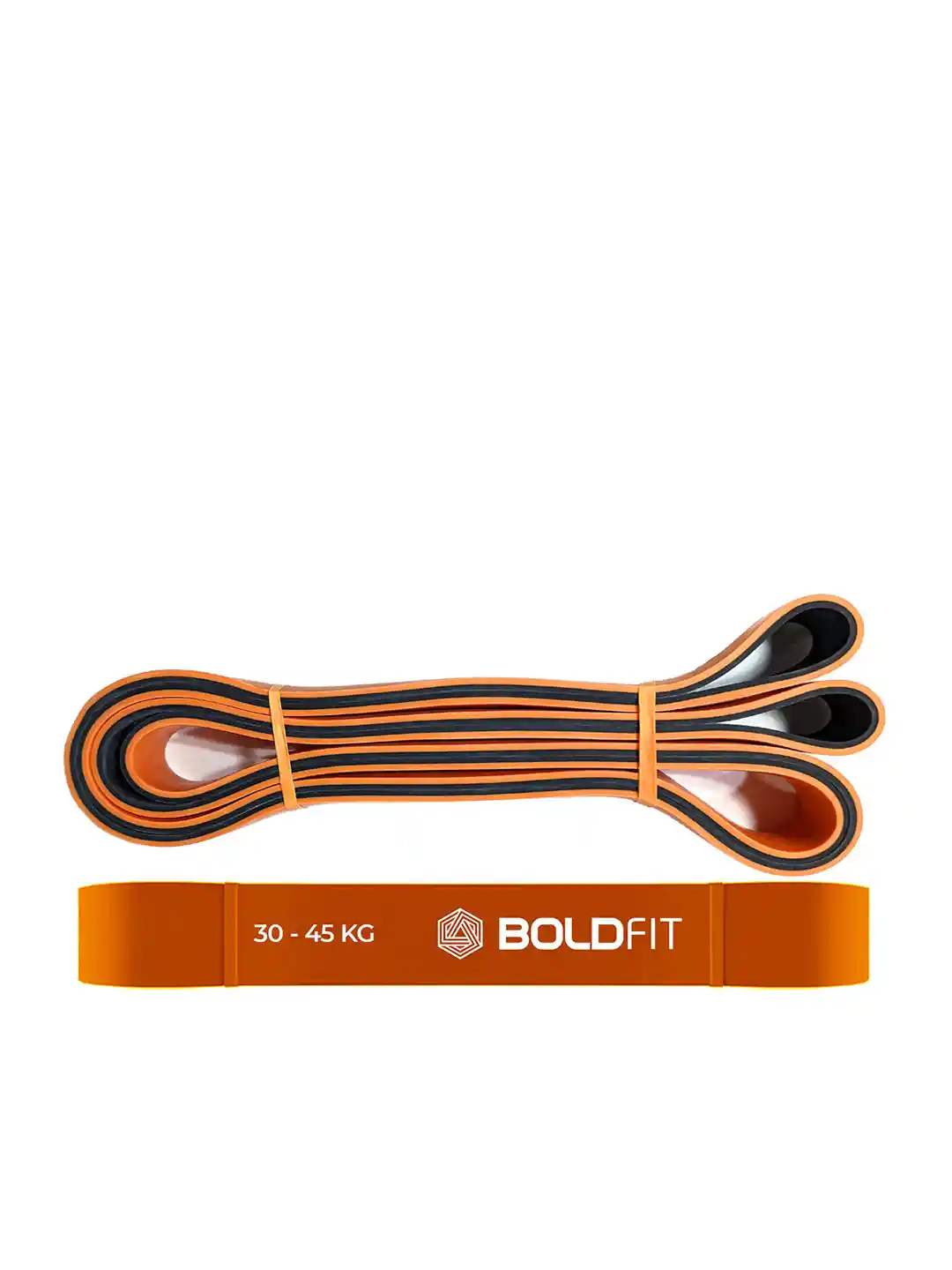 Boldfit Resistance 20 Kg Resistance Bands BOLDFIT Orange Solid