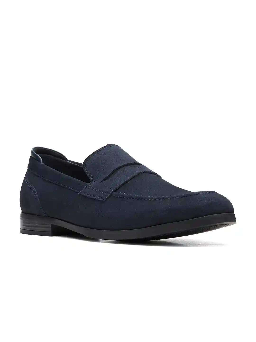 Buy Clarks Men Navy Blue Suede Loafers Casual Shoes for Men