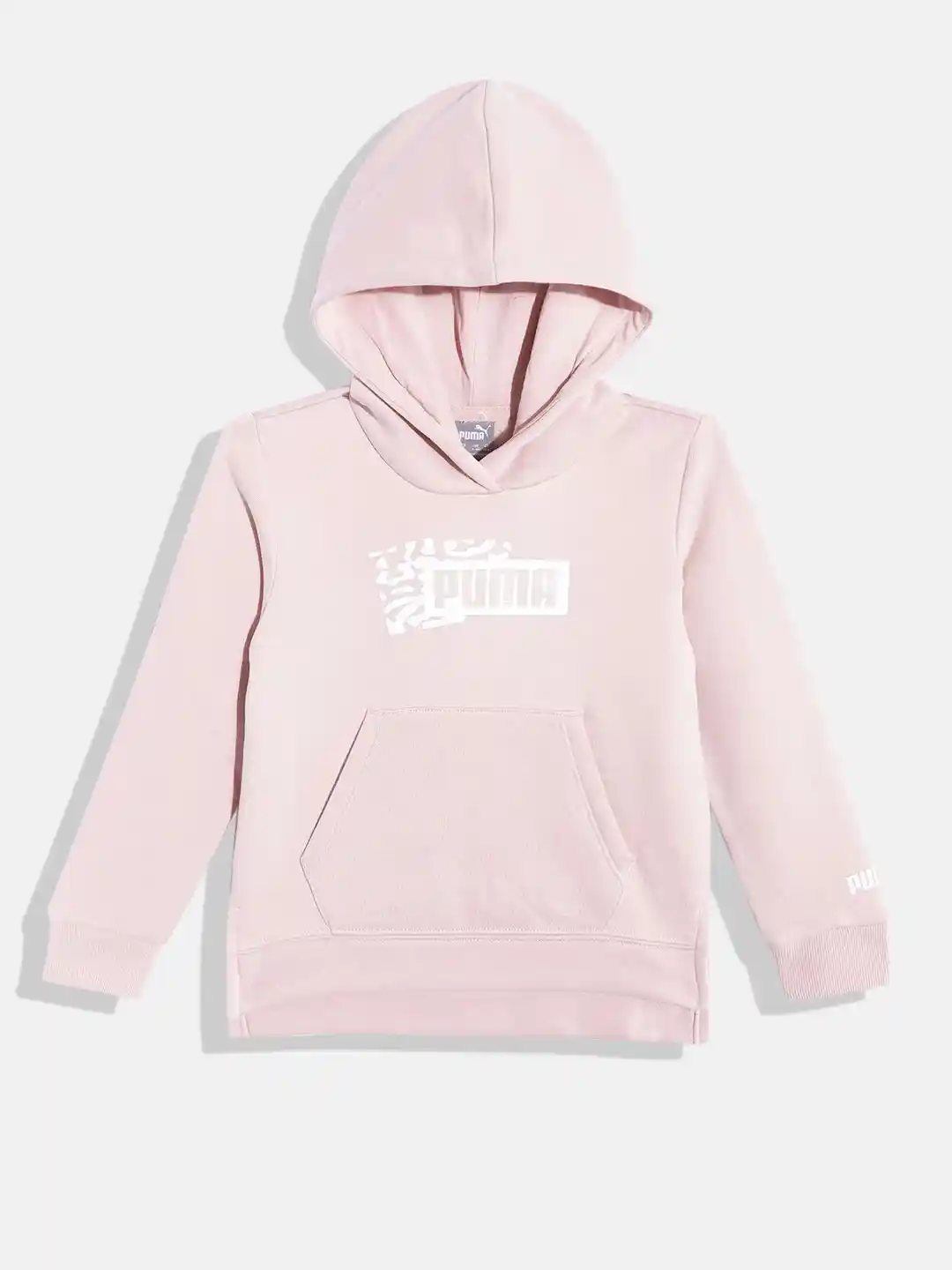 Buy Puma Girls Brand Logo Print Hooded Regular Fit Sweatshirt