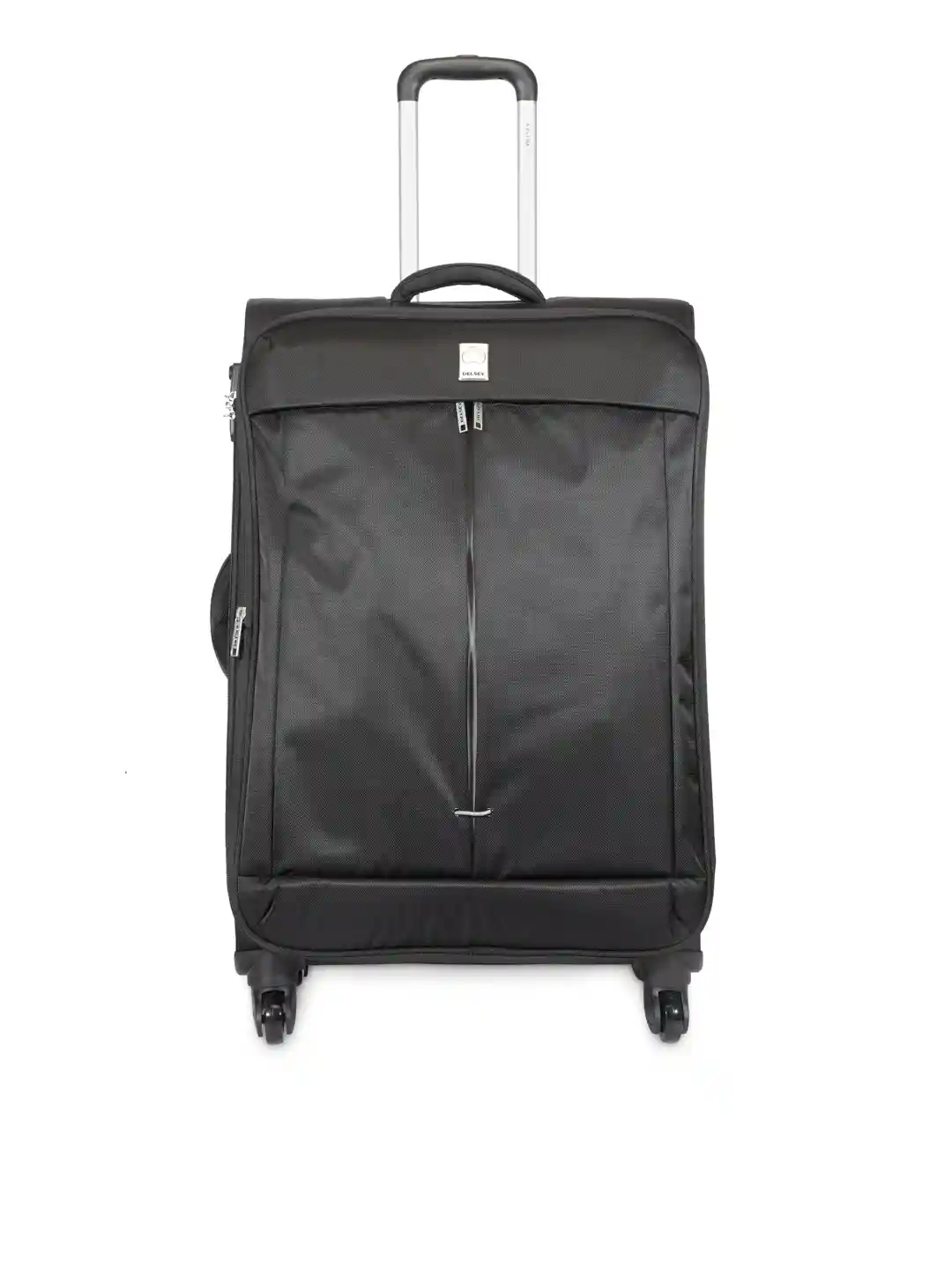 Buy DELSEY Unisex Black Flight Large Trolley Bag Trolley Bag for