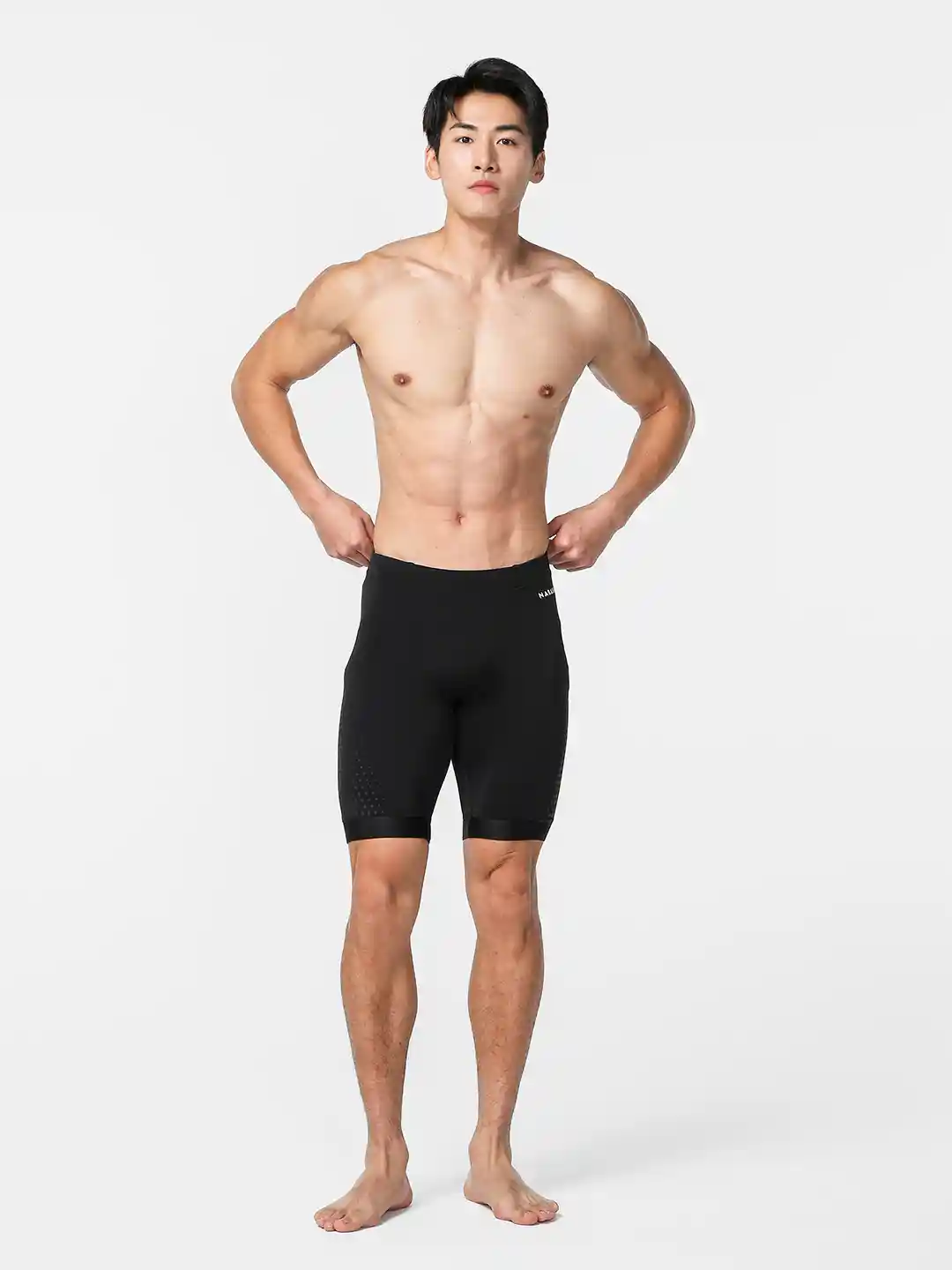 Buy Decathlon NABAIJI Mens Black Quick-Dry Swimming Jammers With