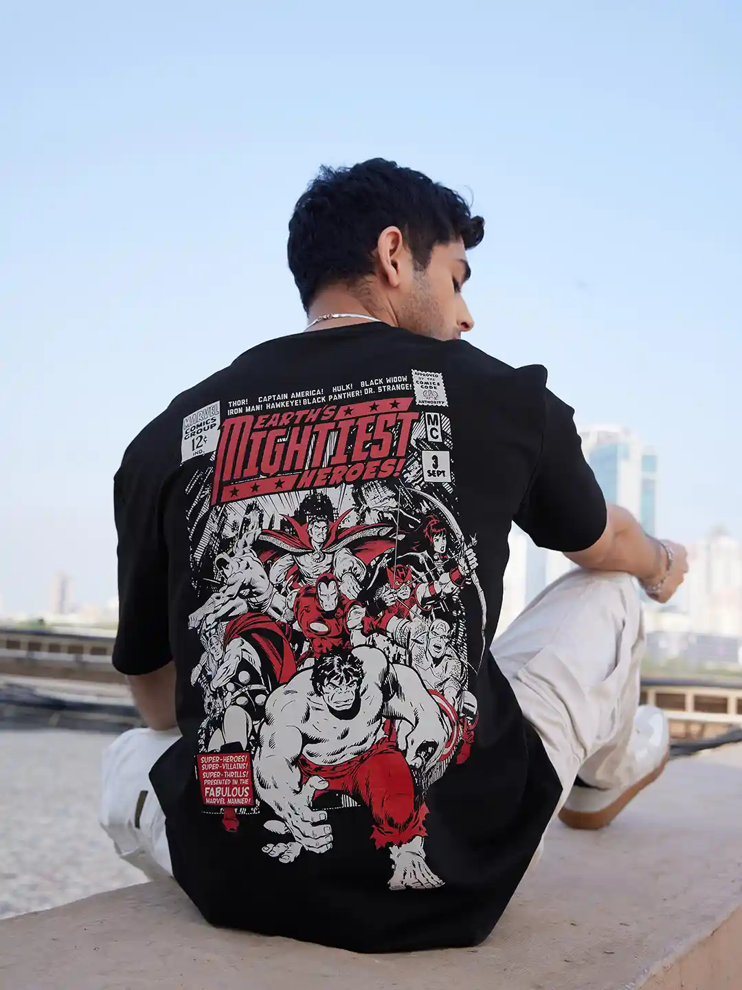 Buy The Souled Store Men Black Marvel Avengers Earth's Mightiest