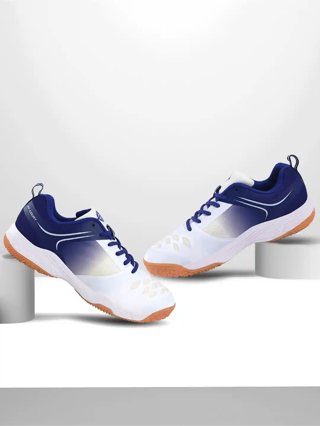 Buy NIVIA Men White Mesh Badminton Non-Marking Shoes Sports