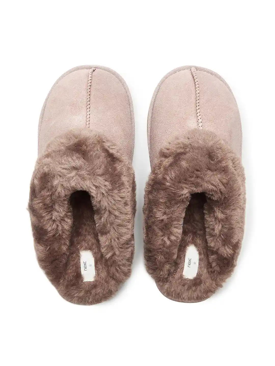 Buy NEXT Women Brown Suede Mule Slippers Flip Flops for Women