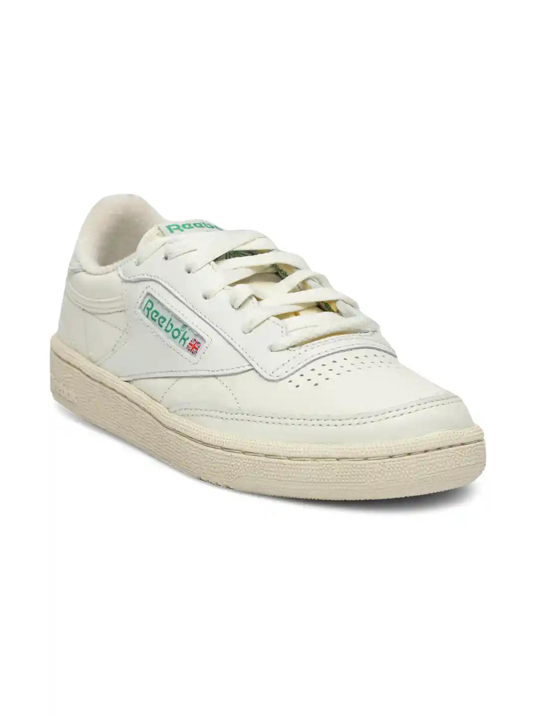 Buy Reebok Classic Women Off-White Club C 85 Vintage Leather - Main Image