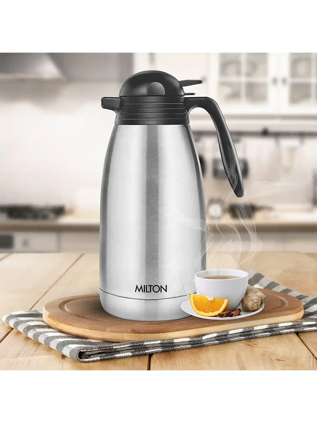 Buy Milton Thermosteel Carafe Silver-Toned 24 Hours Hot Cold
